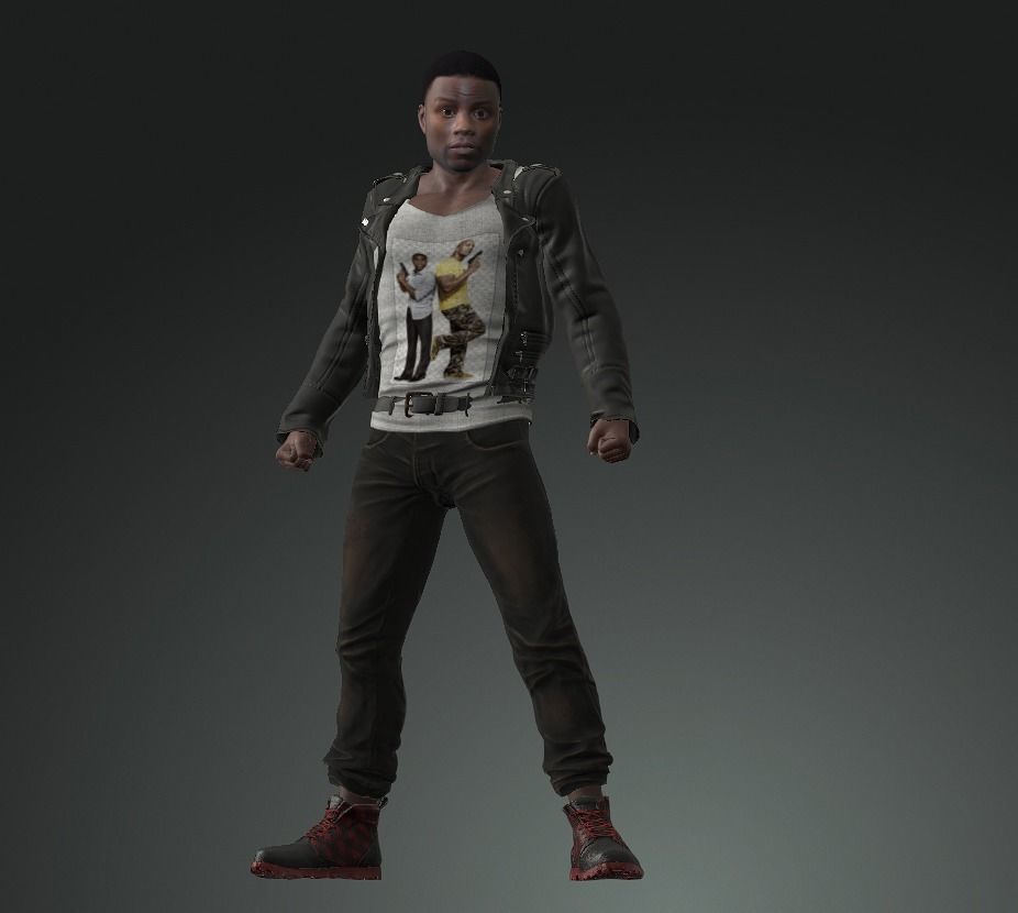 dwayne johnson and kevin-hart 3D model 3D Model Collection_13