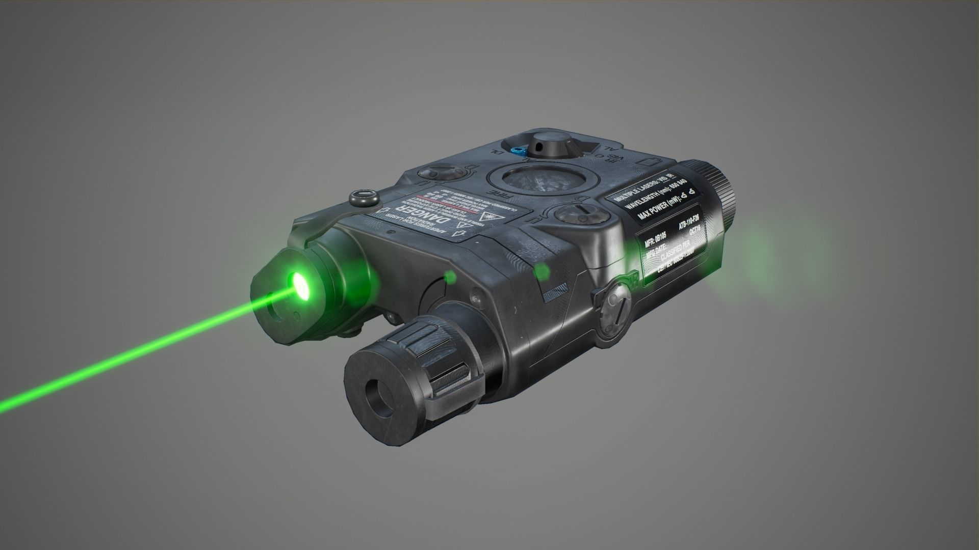 Target Pointer - FPS Gun Attachment for Unreal Engine Low-poly 3D model_4