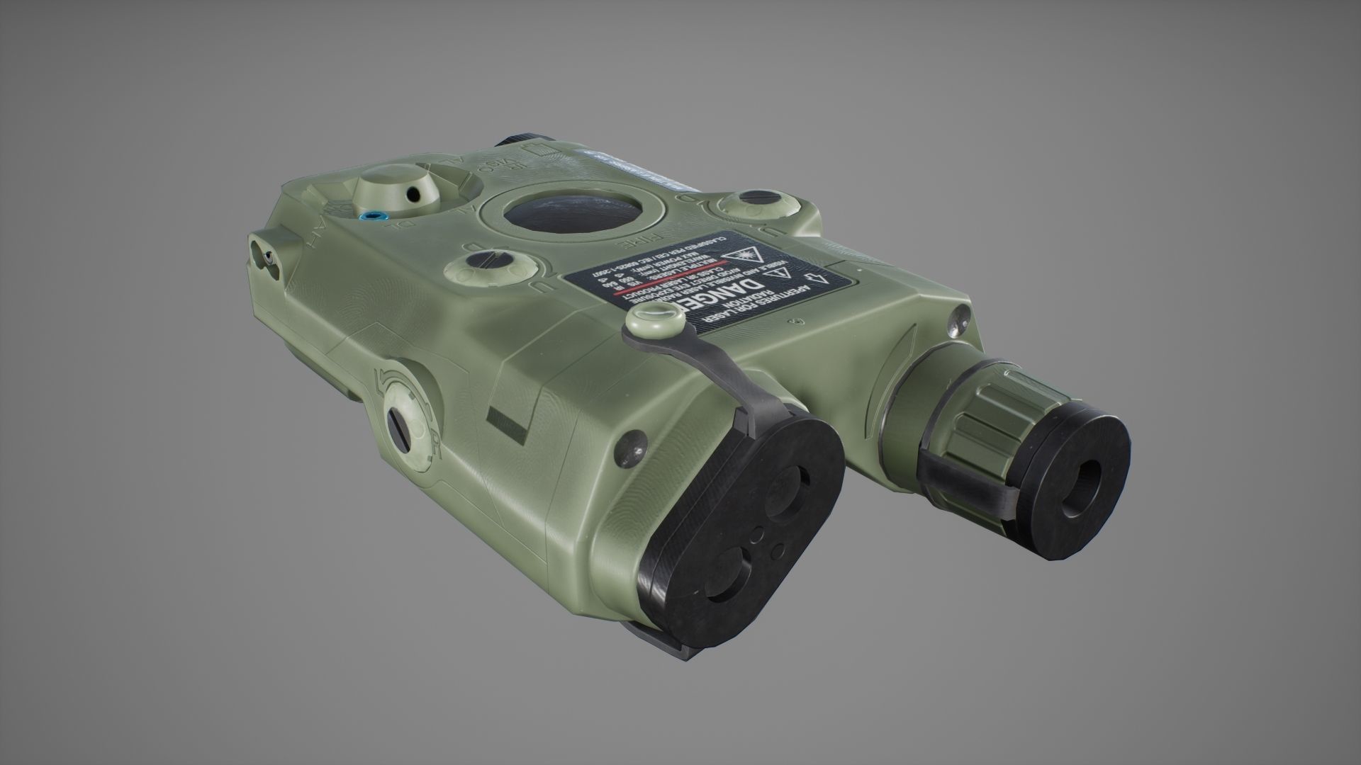 Target Pointer - FPS Gun Attachment for Unreal Engine Low-poly 3D model_11