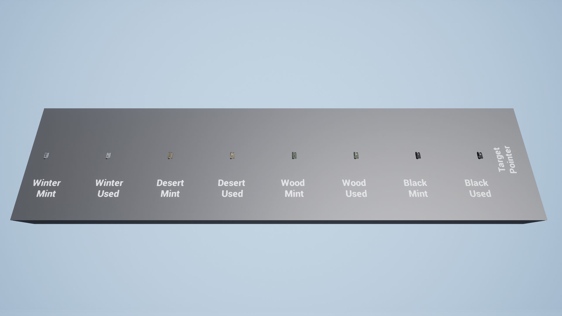 Target Pointer - FPS Gun Attachment for Unreal Engine Low-poly 3D model_8