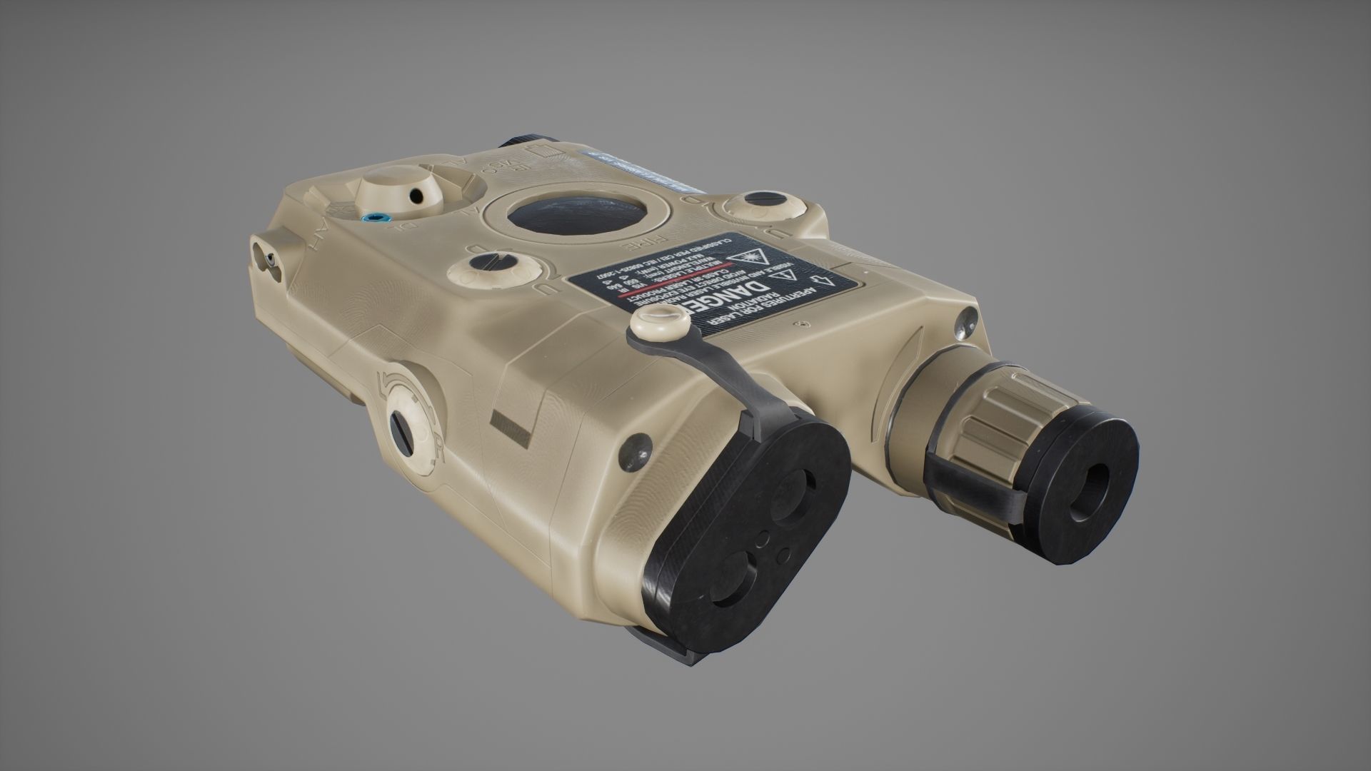 Target Pointer - FPS Gun Attachment for Unreal Engine Low-poly 3D model_10