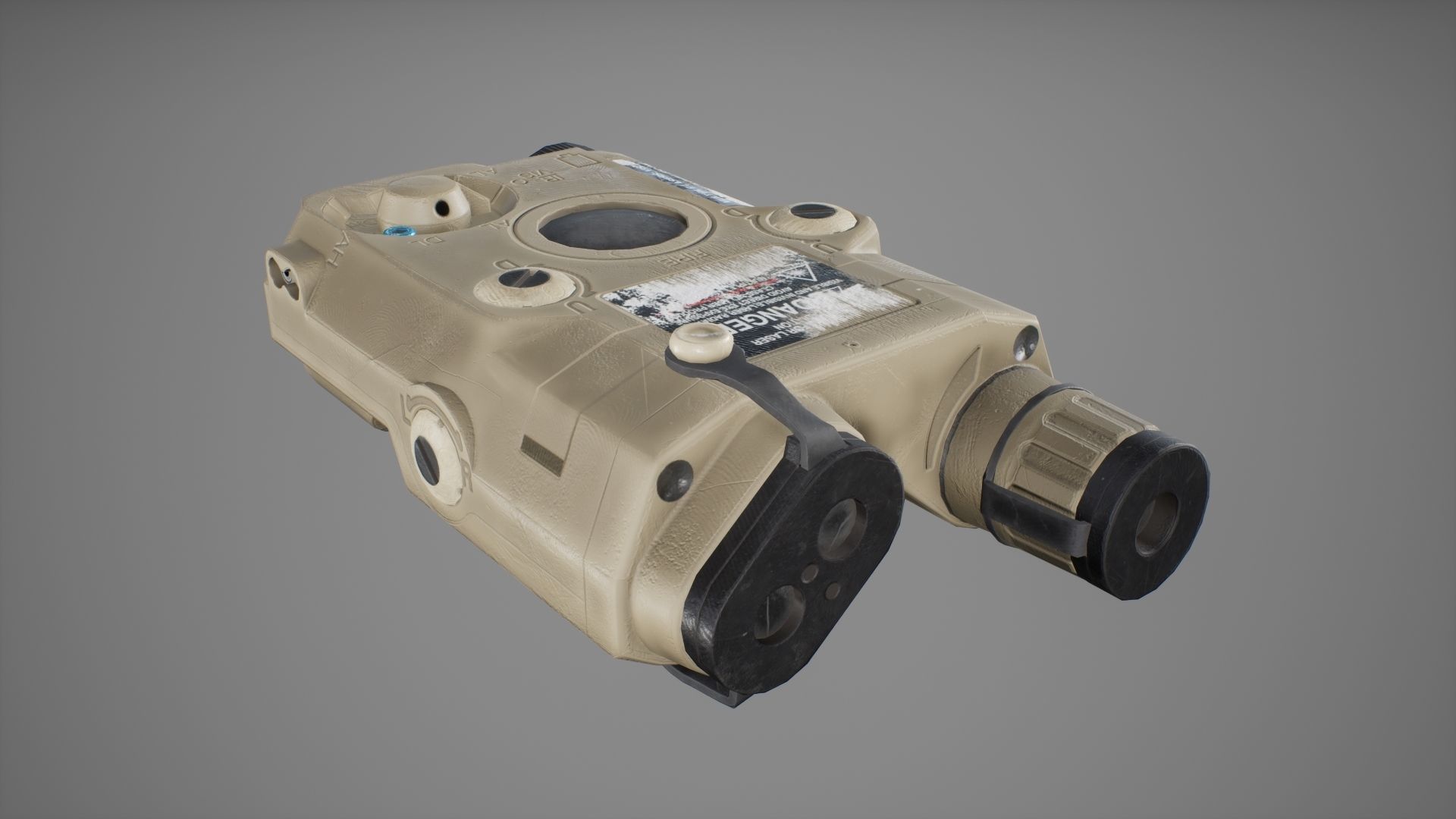 Target Pointer - FPS Gun Attachment for Unreal Engine Low-poly 3D model_9