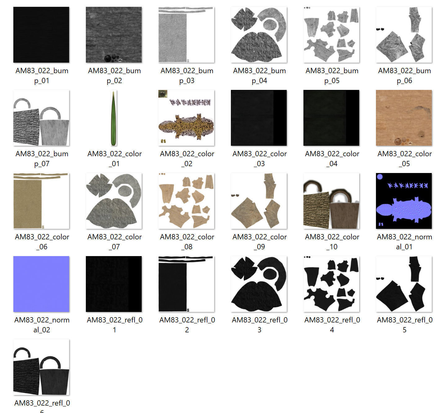 Reptiles terrarium Decoration  Low-poly 3D model_6