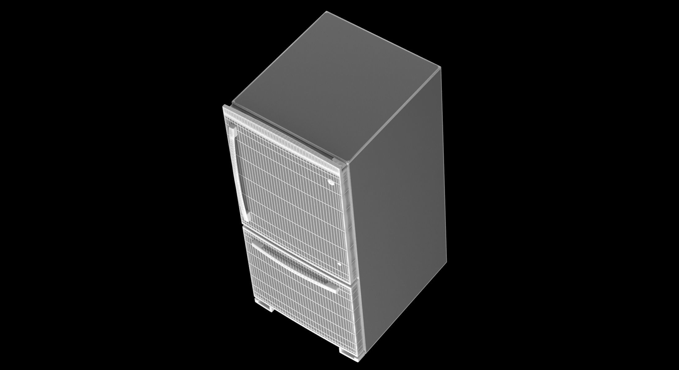 Refrigerator 03 3D model_7