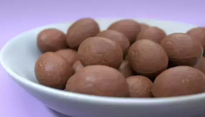 Easter chocolate egg model photoscan