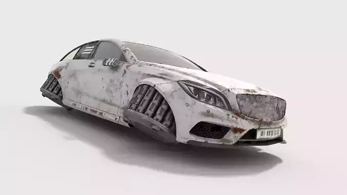 HoverCar mercedes benz cls 3D model