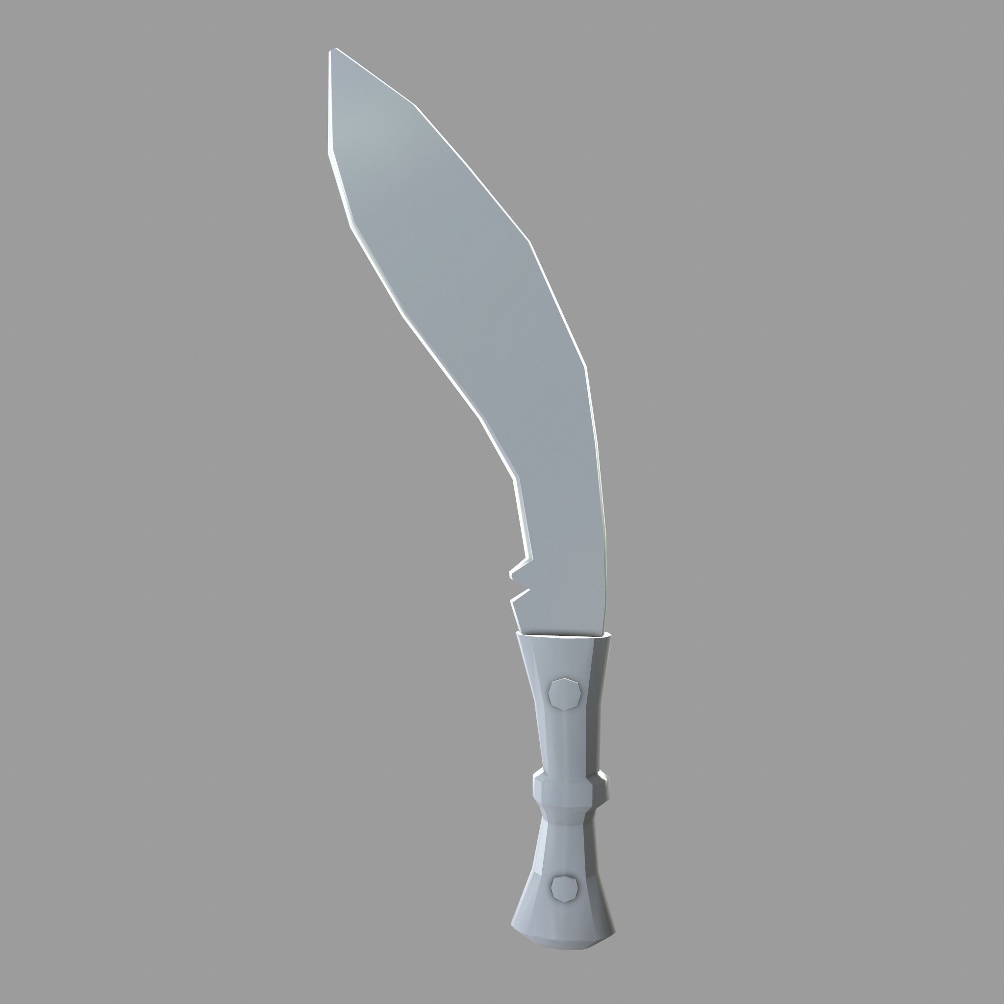Stylized Melee Weapons Pack Low-poly 3D model_32