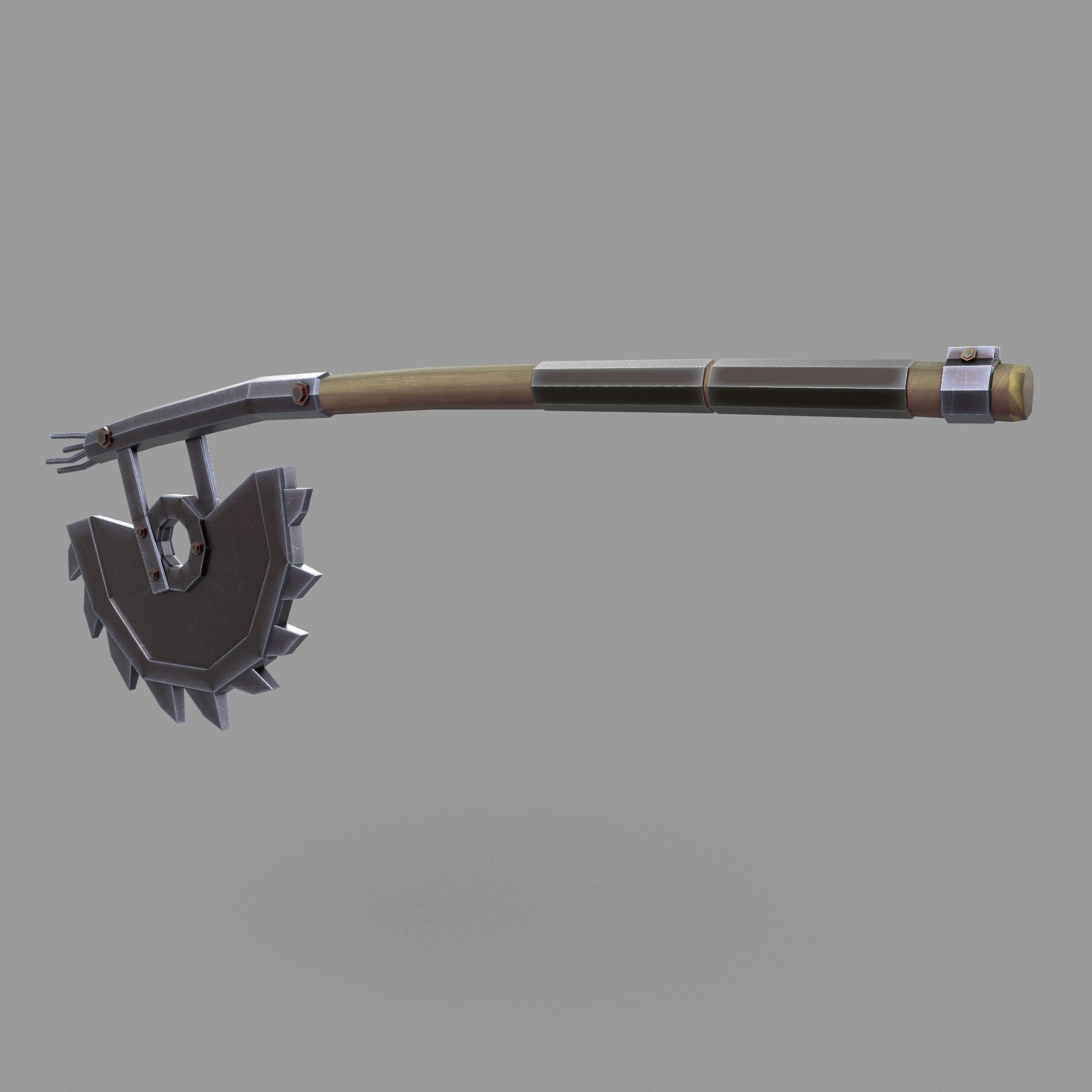 Stylized Melee Weapons Pack Low-poly 3D model_4