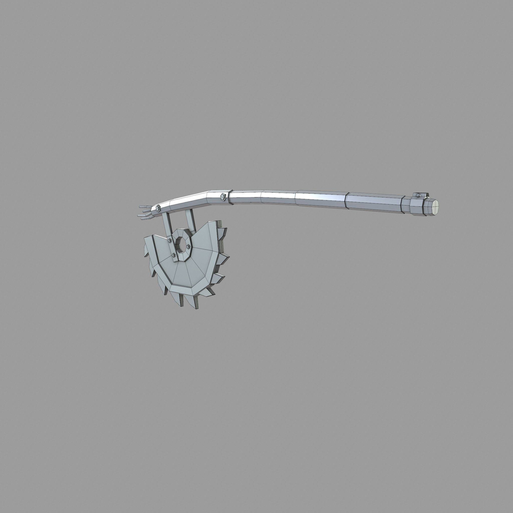 Stylized Melee Weapons Pack Low-poly 3D model_8