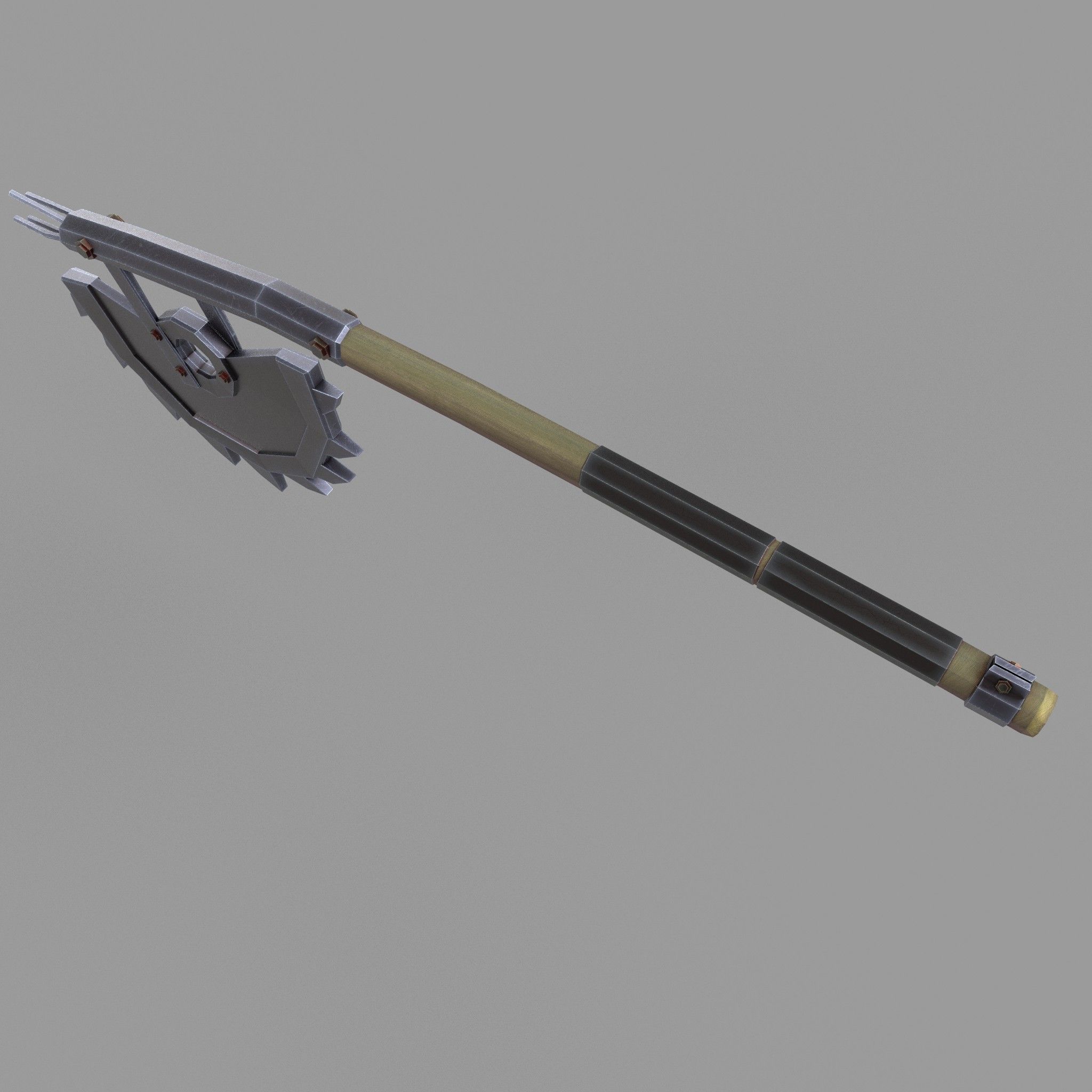 Stylized Melee Weapons Pack Low-poly 3D model_5