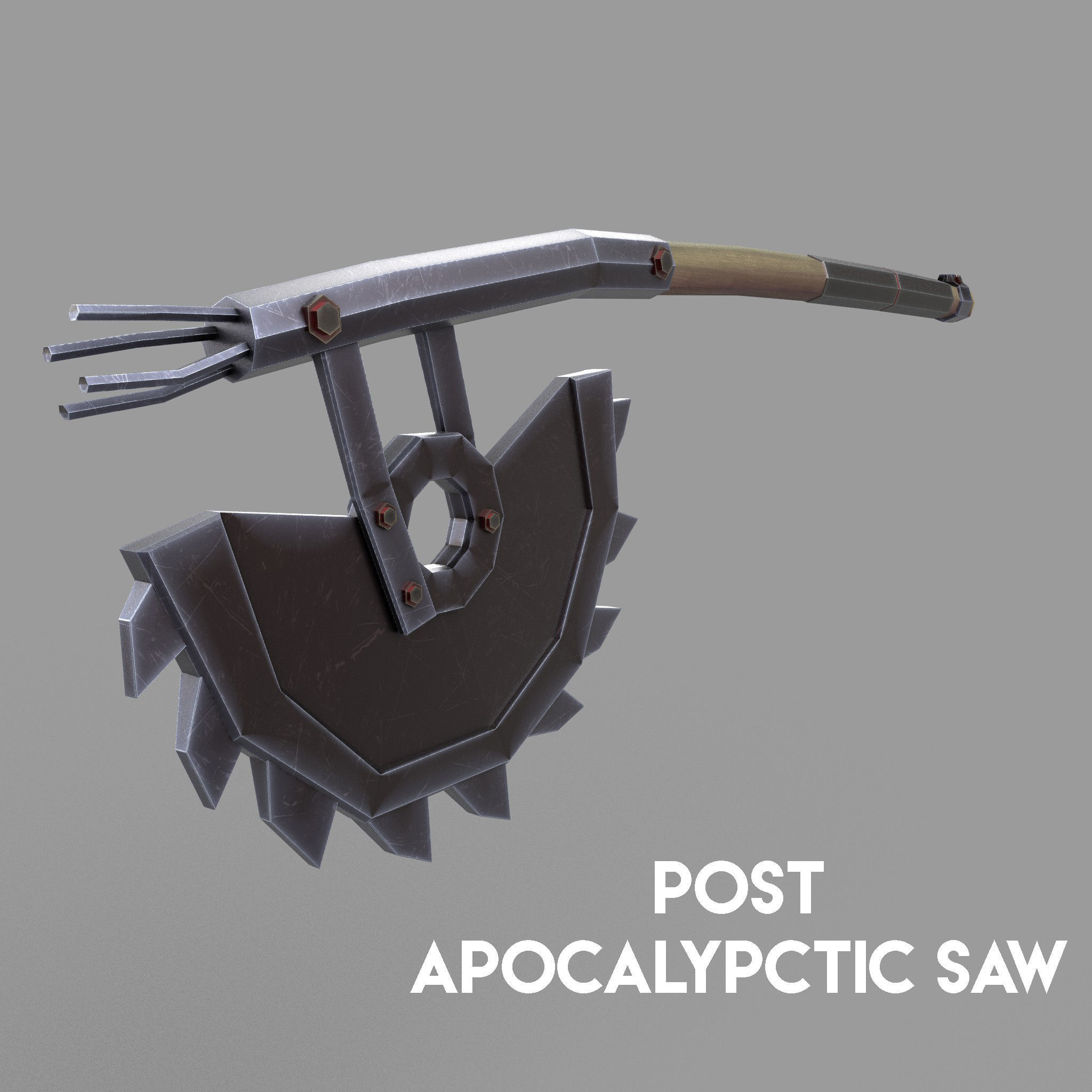 Stylized Melee Weapons Pack Low-poly 3D model_2