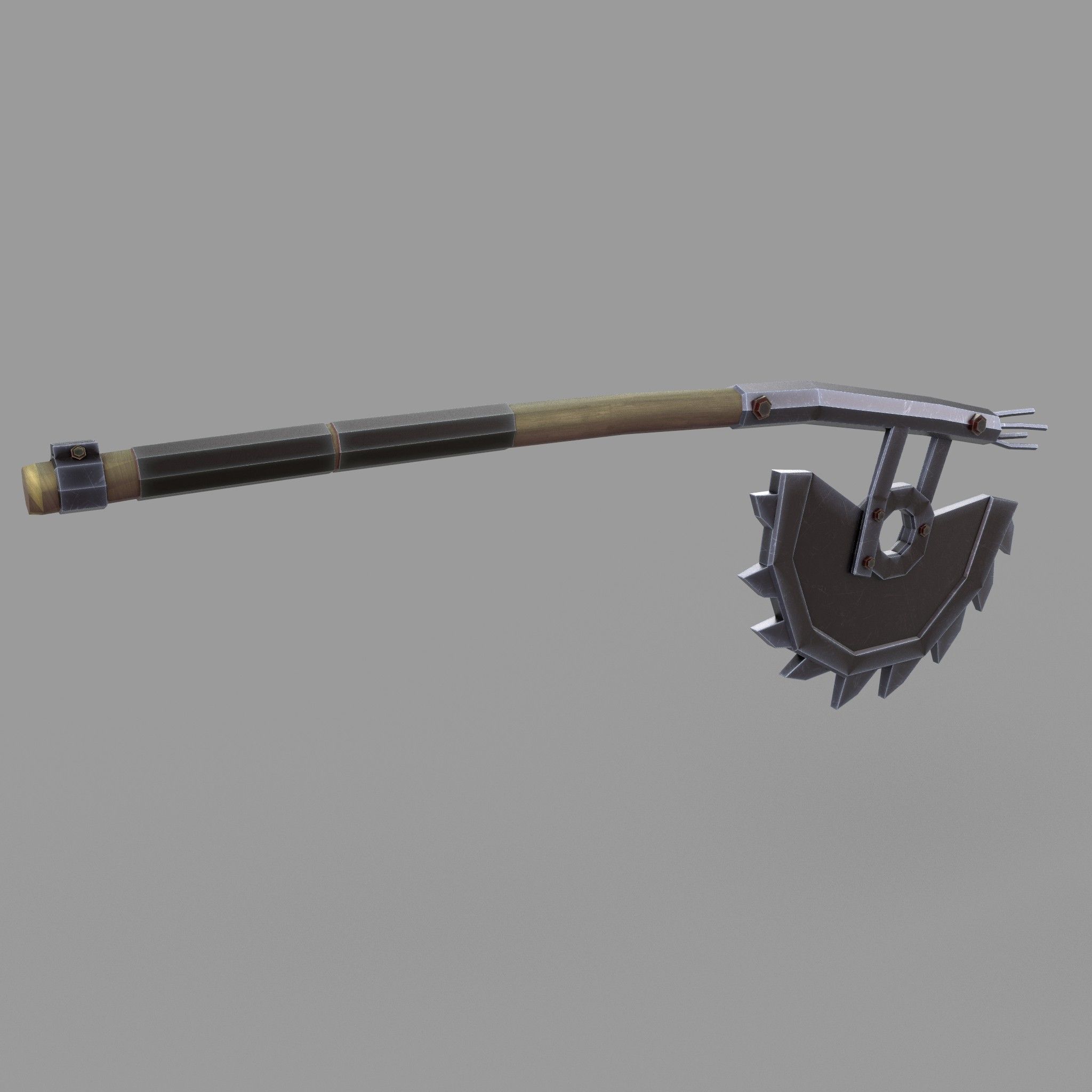 Stylized Melee Weapons Pack Low-poly 3D model_6