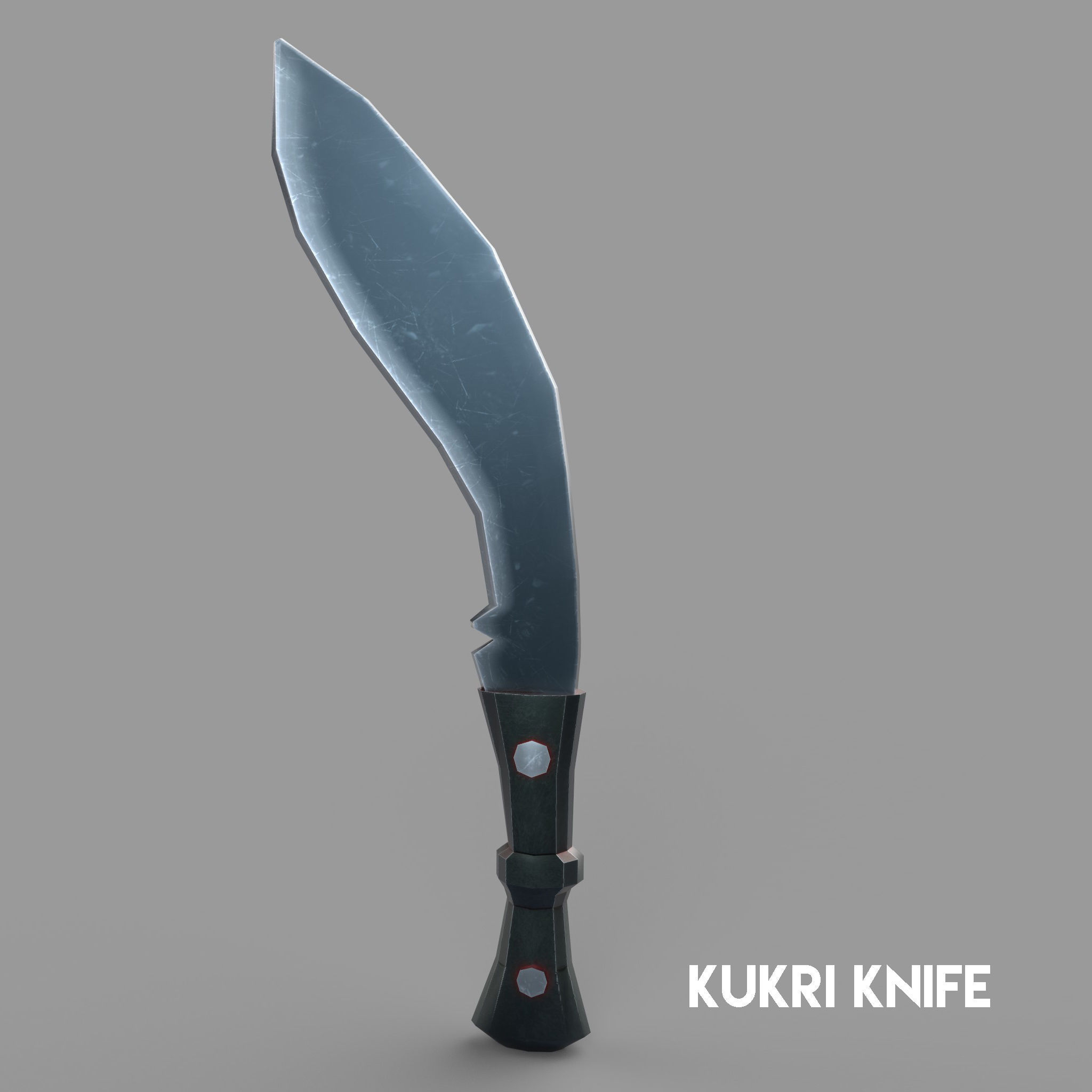 Stylized Melee Weapons Pack Low-poly 3D model_29