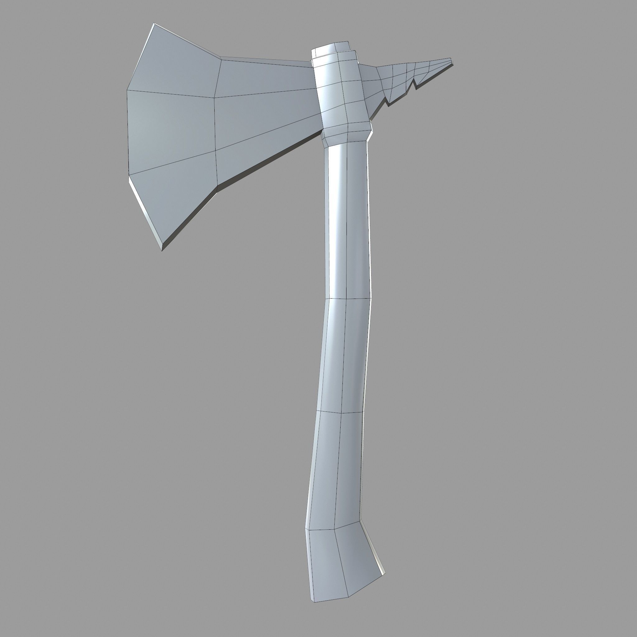 Stylized Melee Weapons Pack Low-poly 3D model_25
