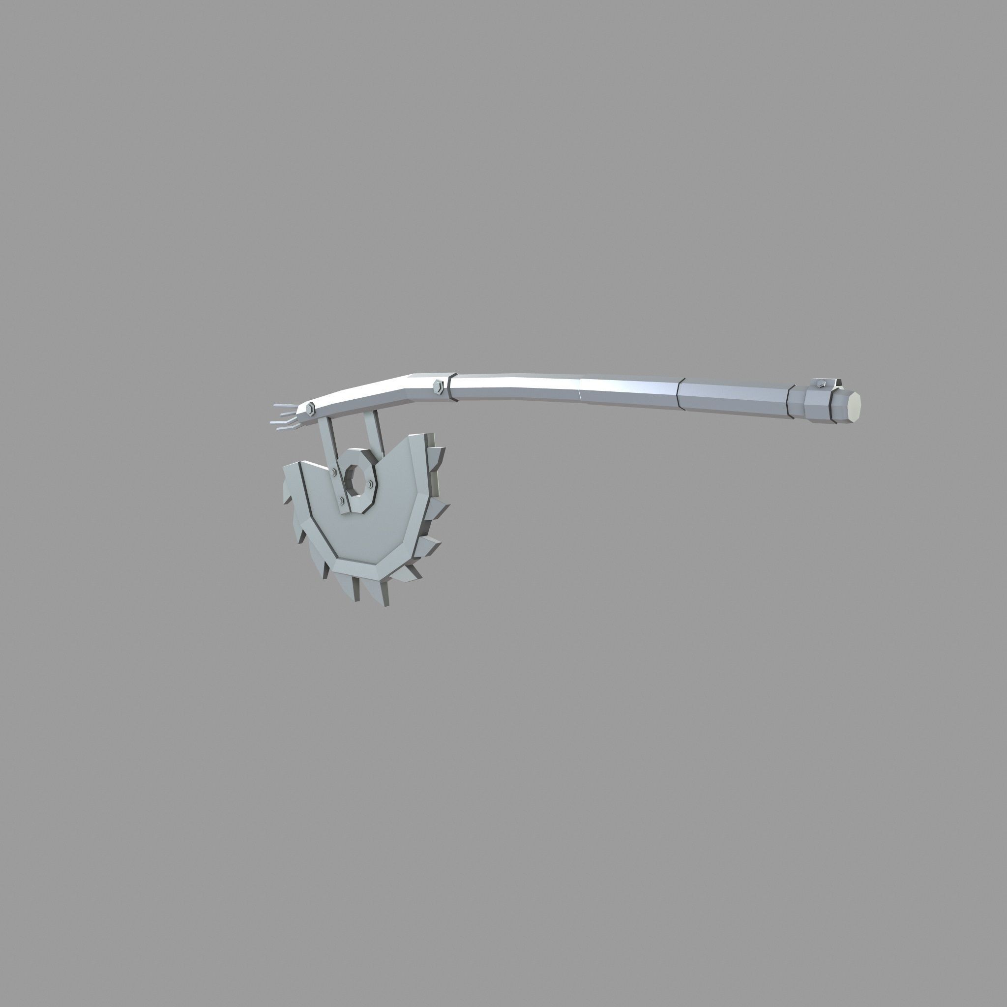 Stylized Melee Weapons Pack Low-poly 3D model_7