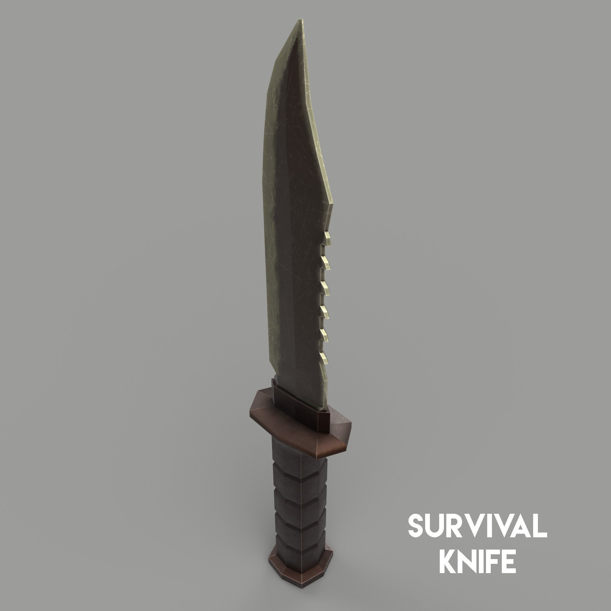 Stylized Melee Weapons Pack Low-poly 3D model_38