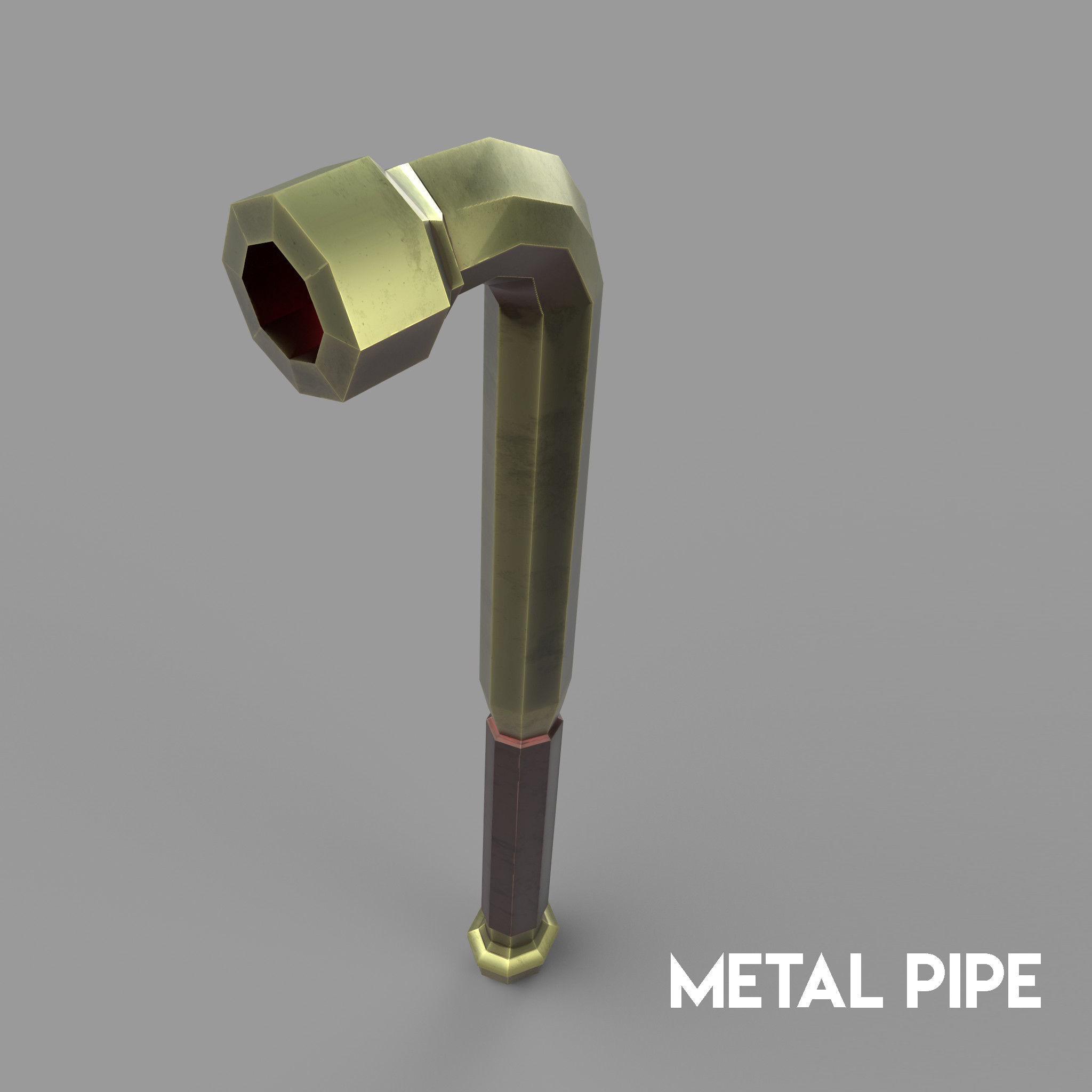 Stylized Melee Weapons Pack Low-poly 3D model_11