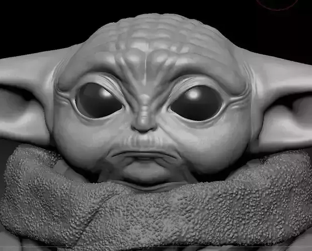 The Child star wars yoda statue