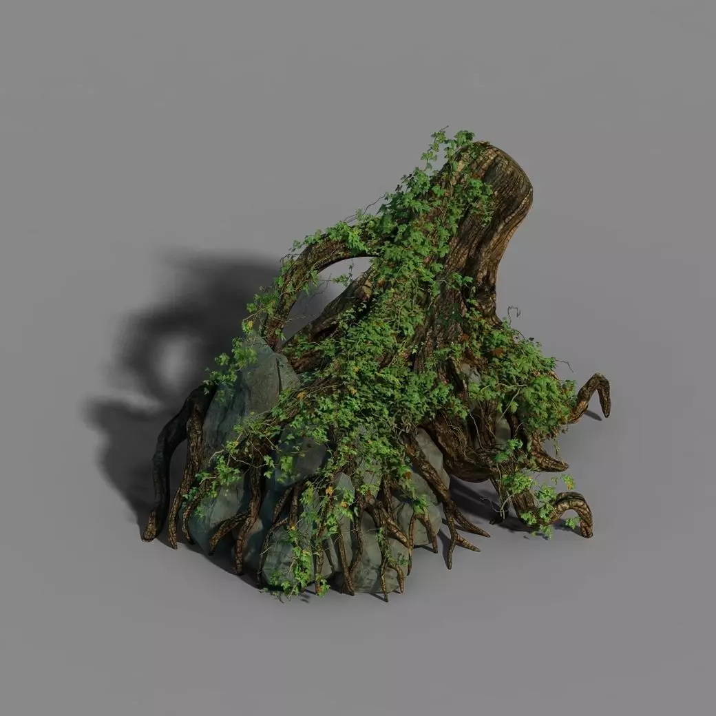 Small bamboo peak - tree 05 3D model