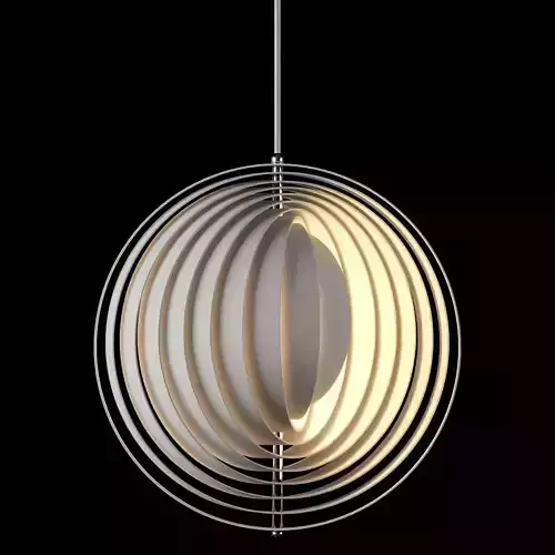 Moon Lamp by Verner Panton 3D model