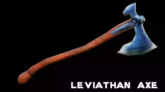 Leviathan Axe Low-poly 3D model
