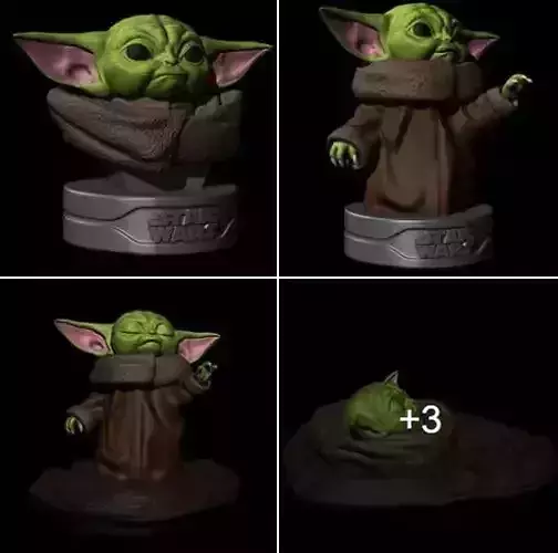 STL Baby yoda  The kid from Star Wars