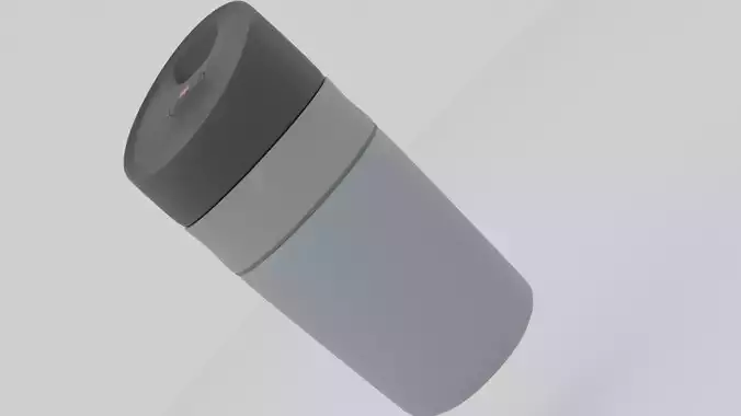 Travel Coffee mug Low-poly 3D model