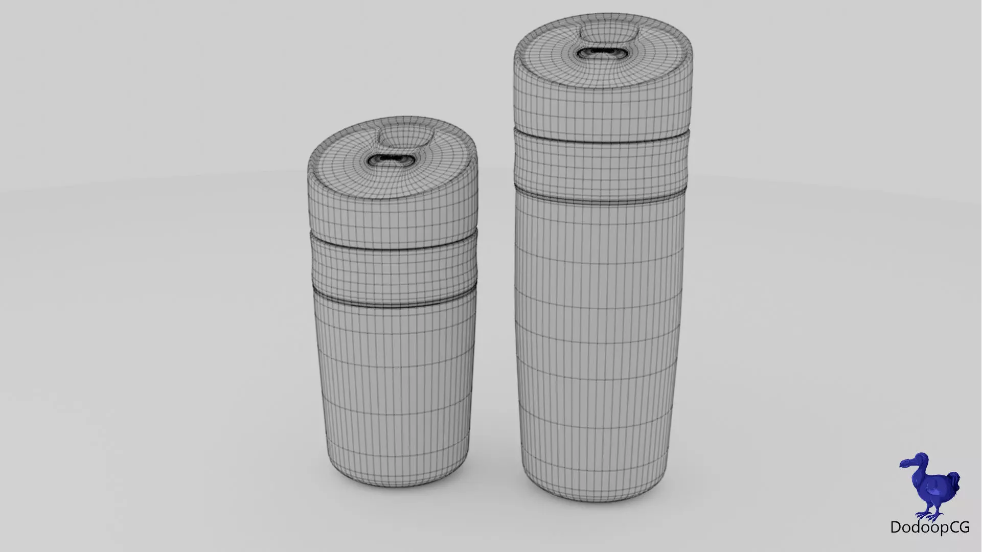 Travel Coffee Mug - Portable Drinkware 3D Model Low-poly 3D model_4