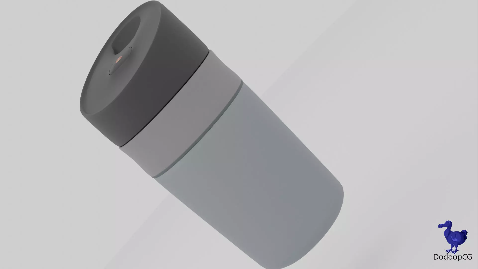 Travel Coffee Mug - Portable Drinkware 3D Model Low-poly 3D model_1