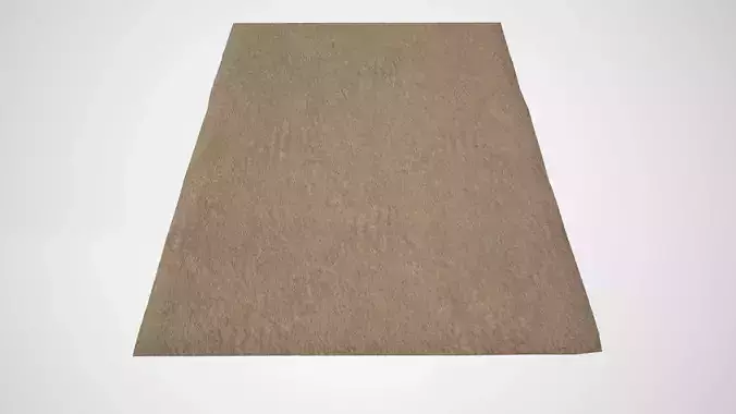Contemporary Carpet - Rug 11 Low-poly 3D model