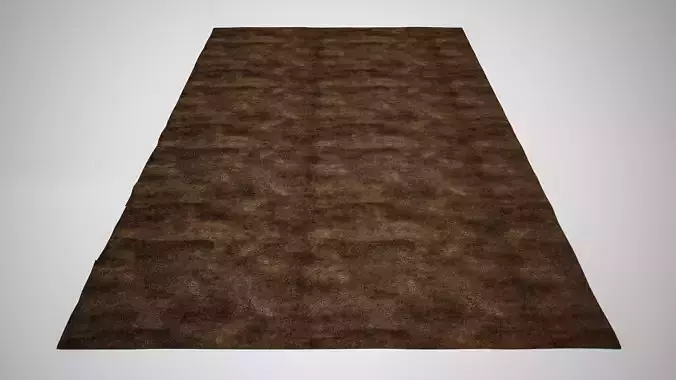 Contemporary Carpet - Rug 14 Low-poly 3D model