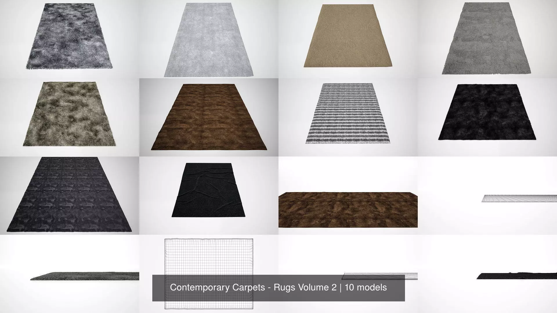 Contemporary Carpets - Rugs Volume 2 3D Model Collection_0