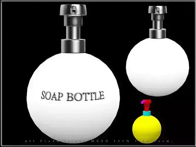 Soap Bottle Dispenser - Round
