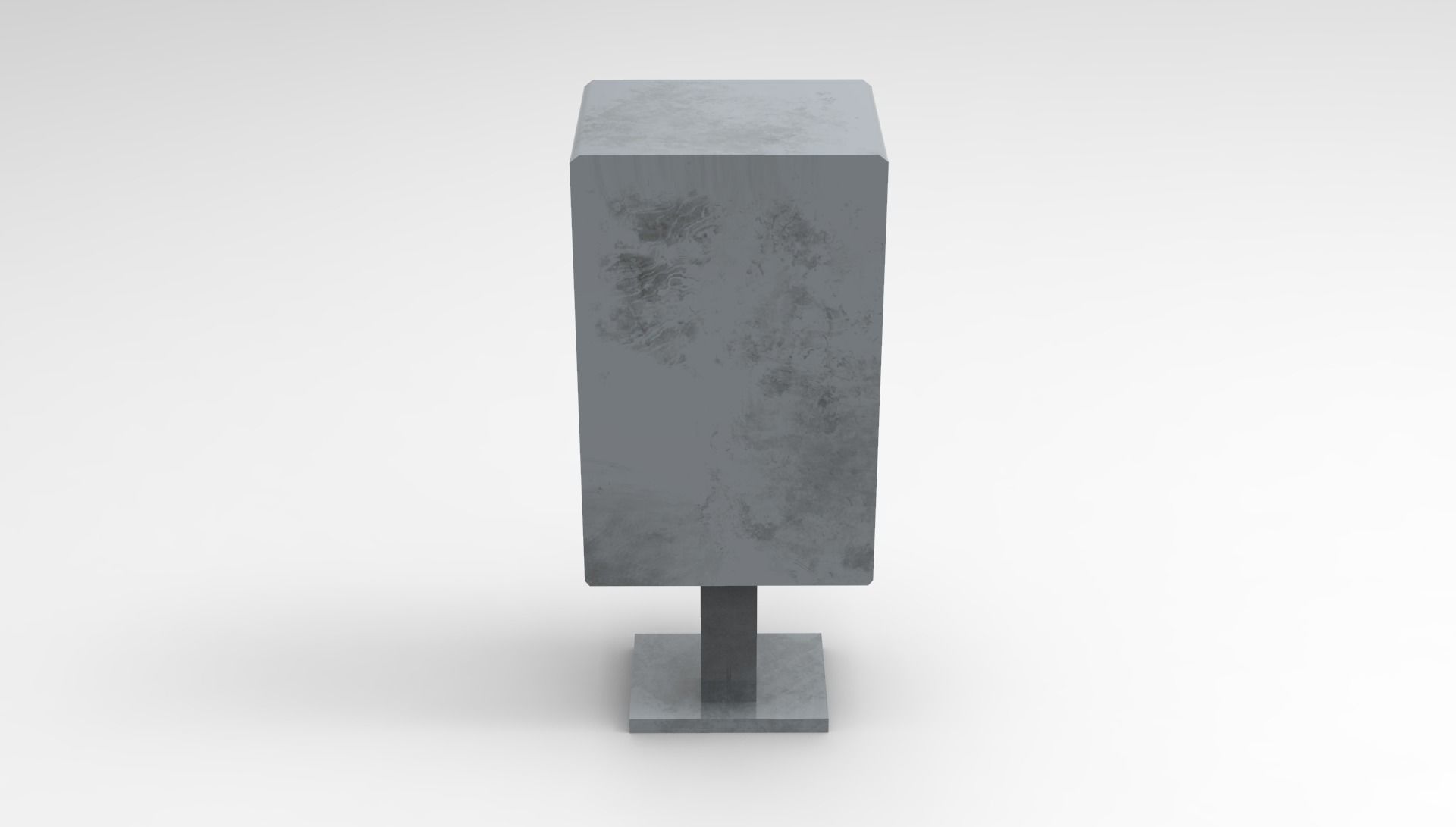 Apartment Mailbox Low-poly 3D model_3