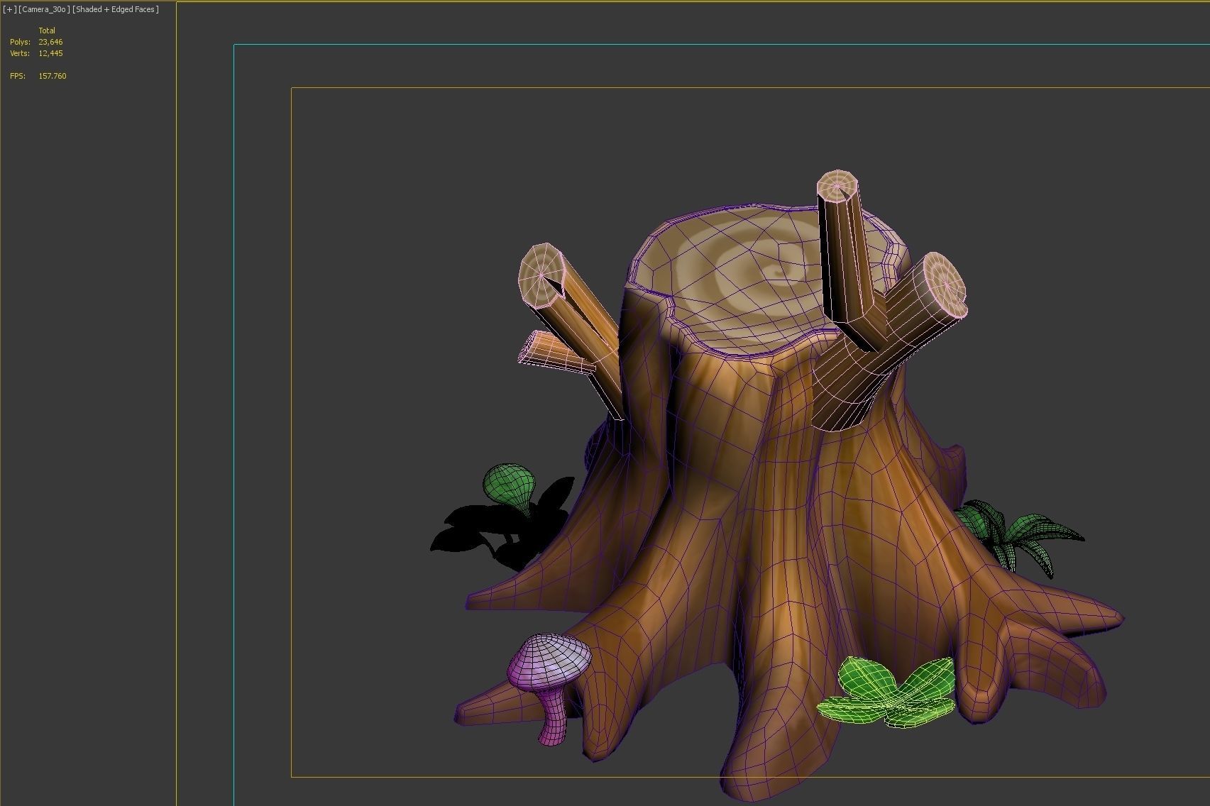 tree stump 3D model_18
