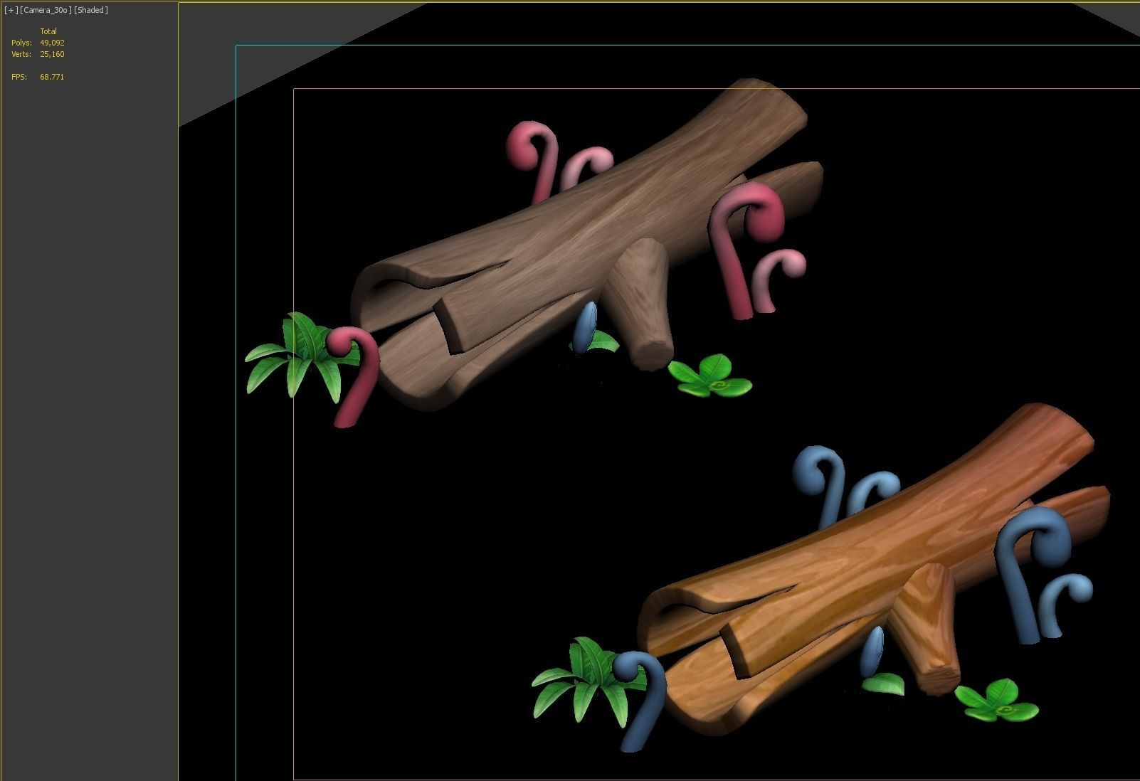 tree stump 3D model_7