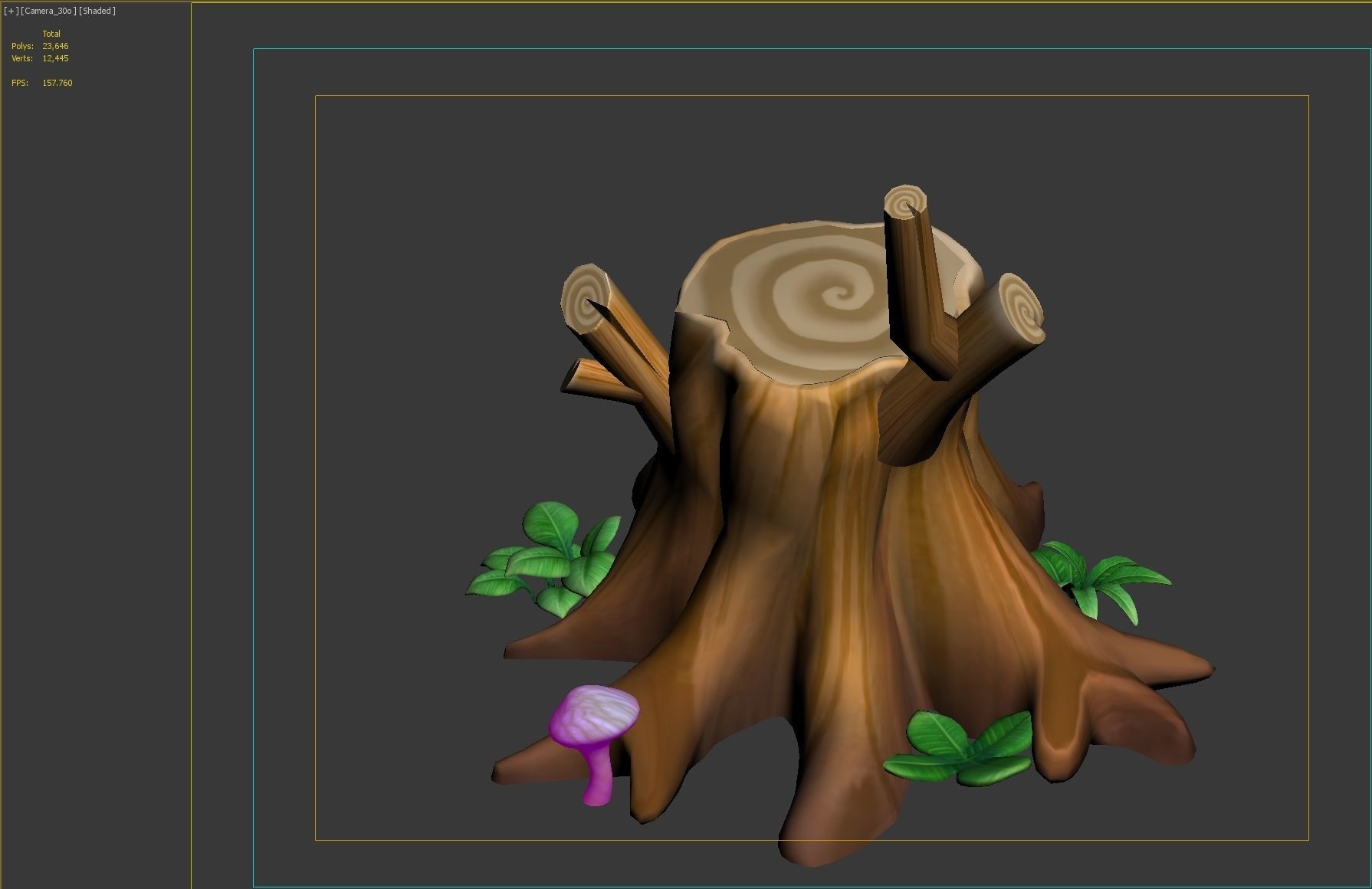 tree stump 3D model_17