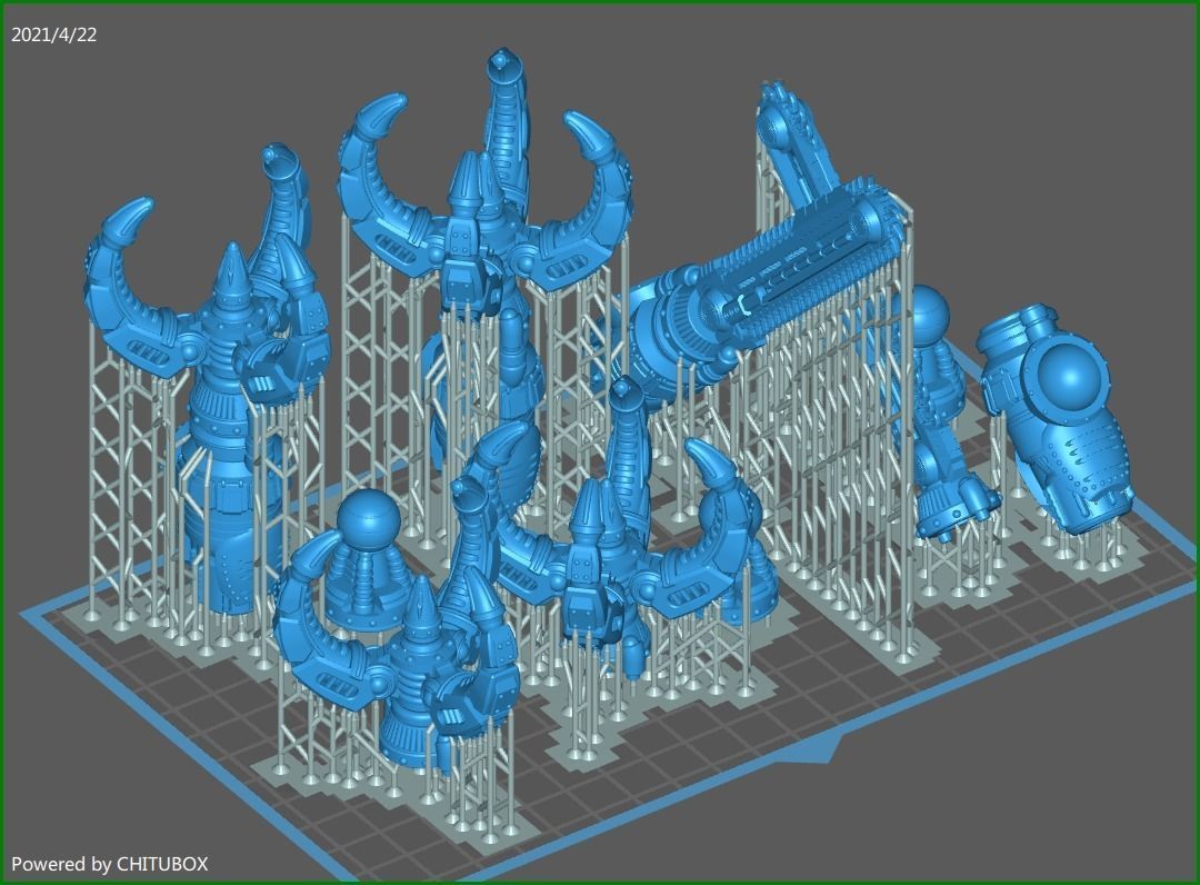 MAGGIE BATTLE CLAW AND CHAINSWORD FOR QUESTING KNIGHTS 3D print model_5