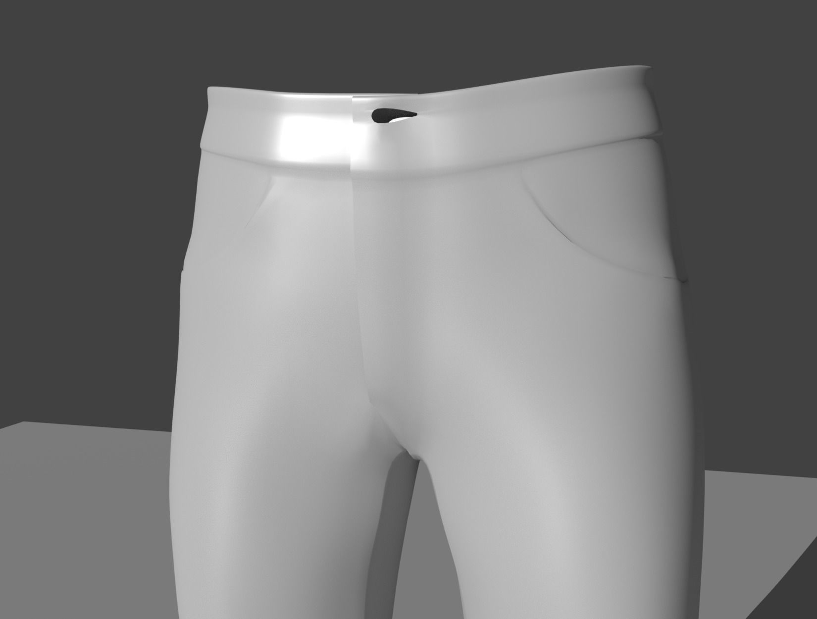 TROUSERS BASEMESH 3D model_3