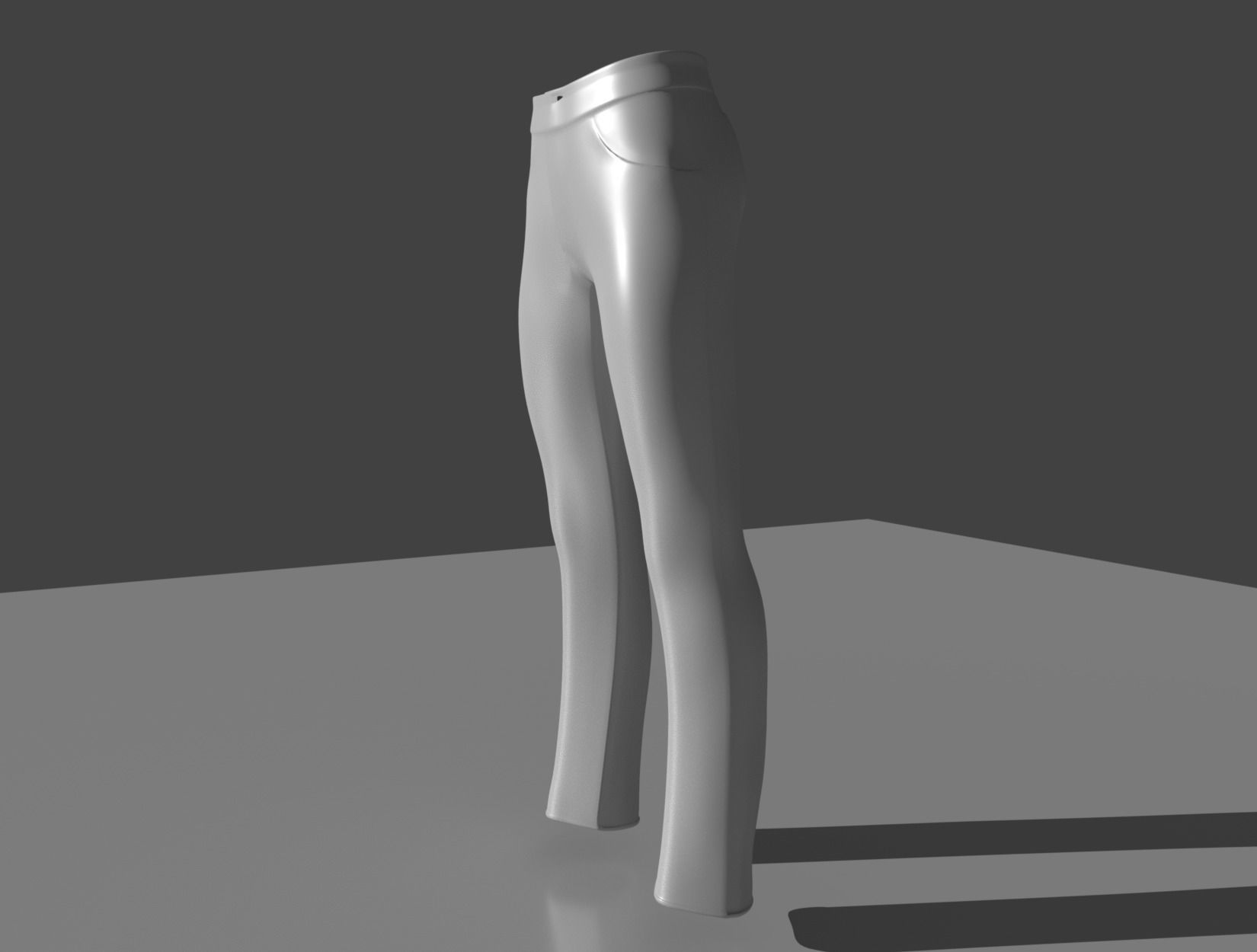 TROUSERS BASEMESH 3D model_5
