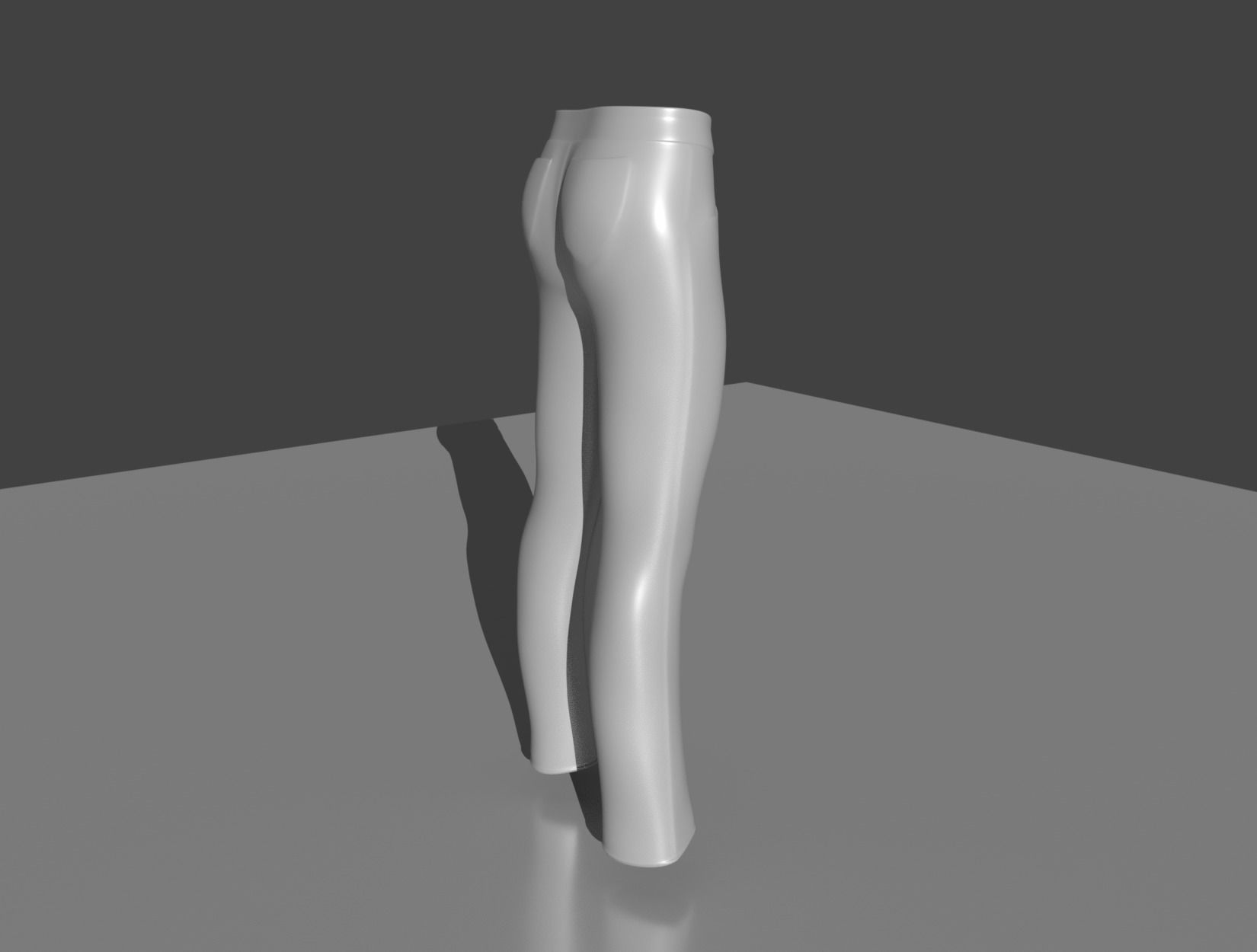 TROUSERS BASEMESH 3D model_9