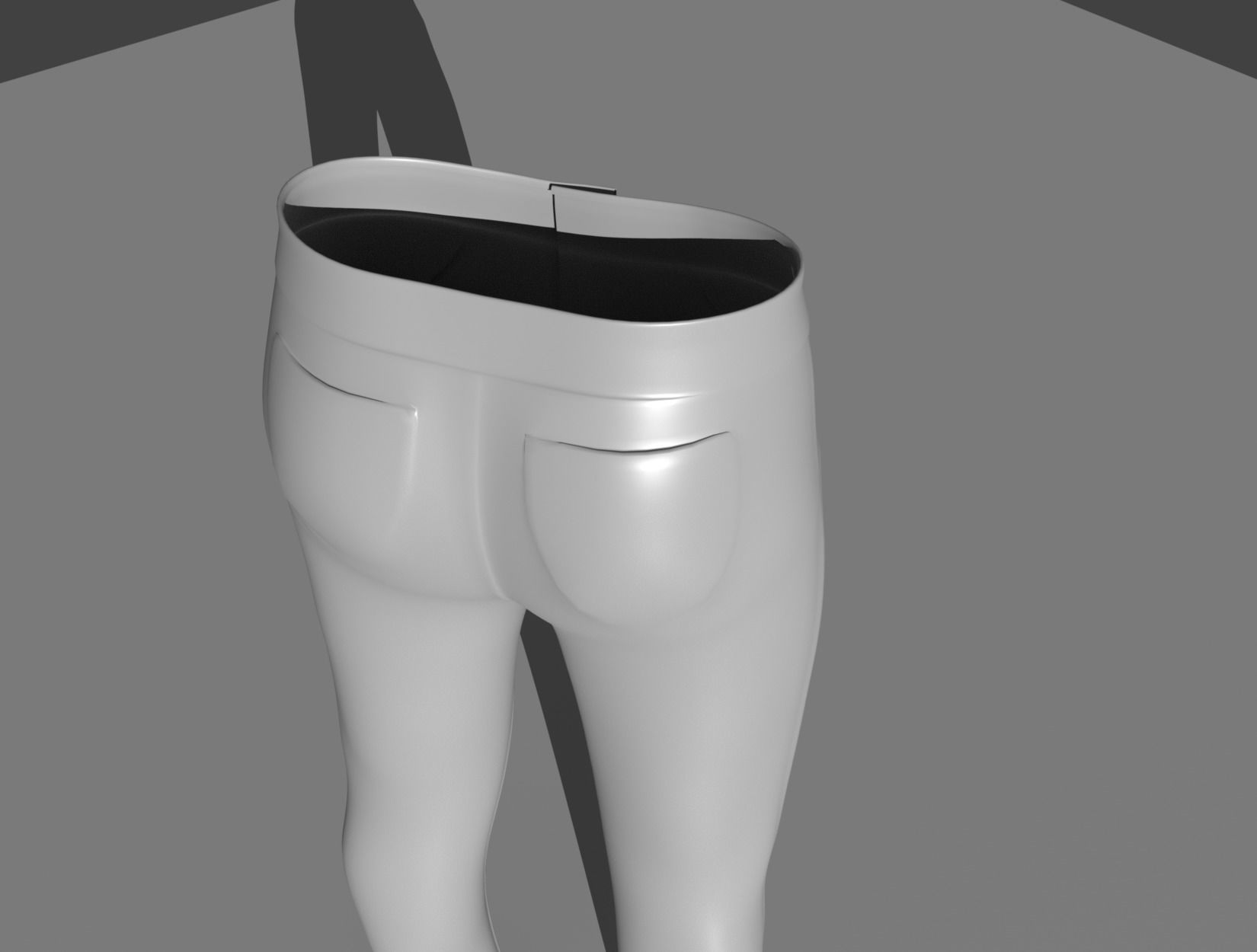 TROUSERS BASEMESH 3D model_12