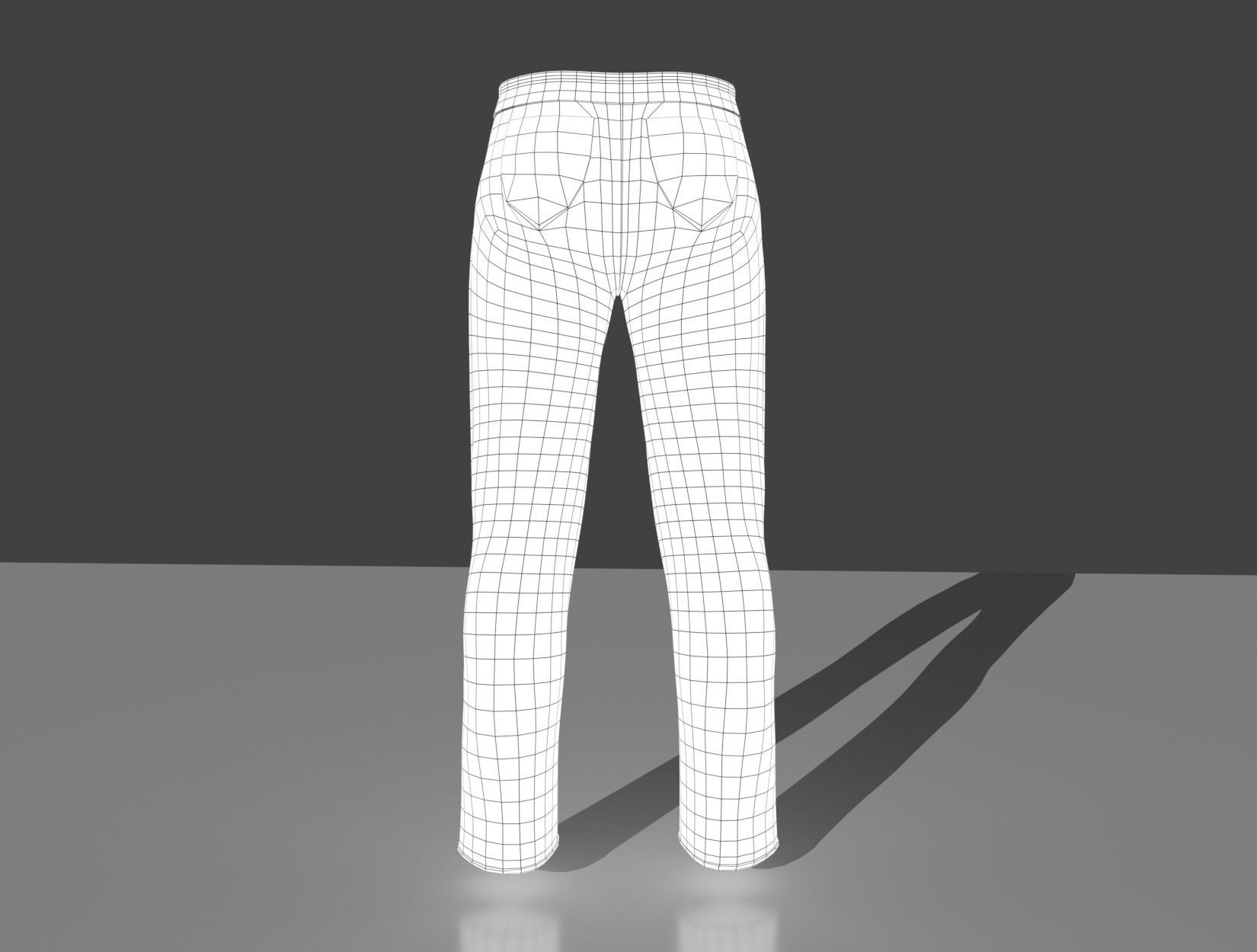 TROUSERS BASEMESH 3D model_16
