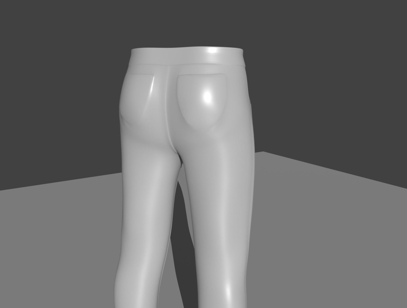 TROUSERS BASEMESH 3D model_11