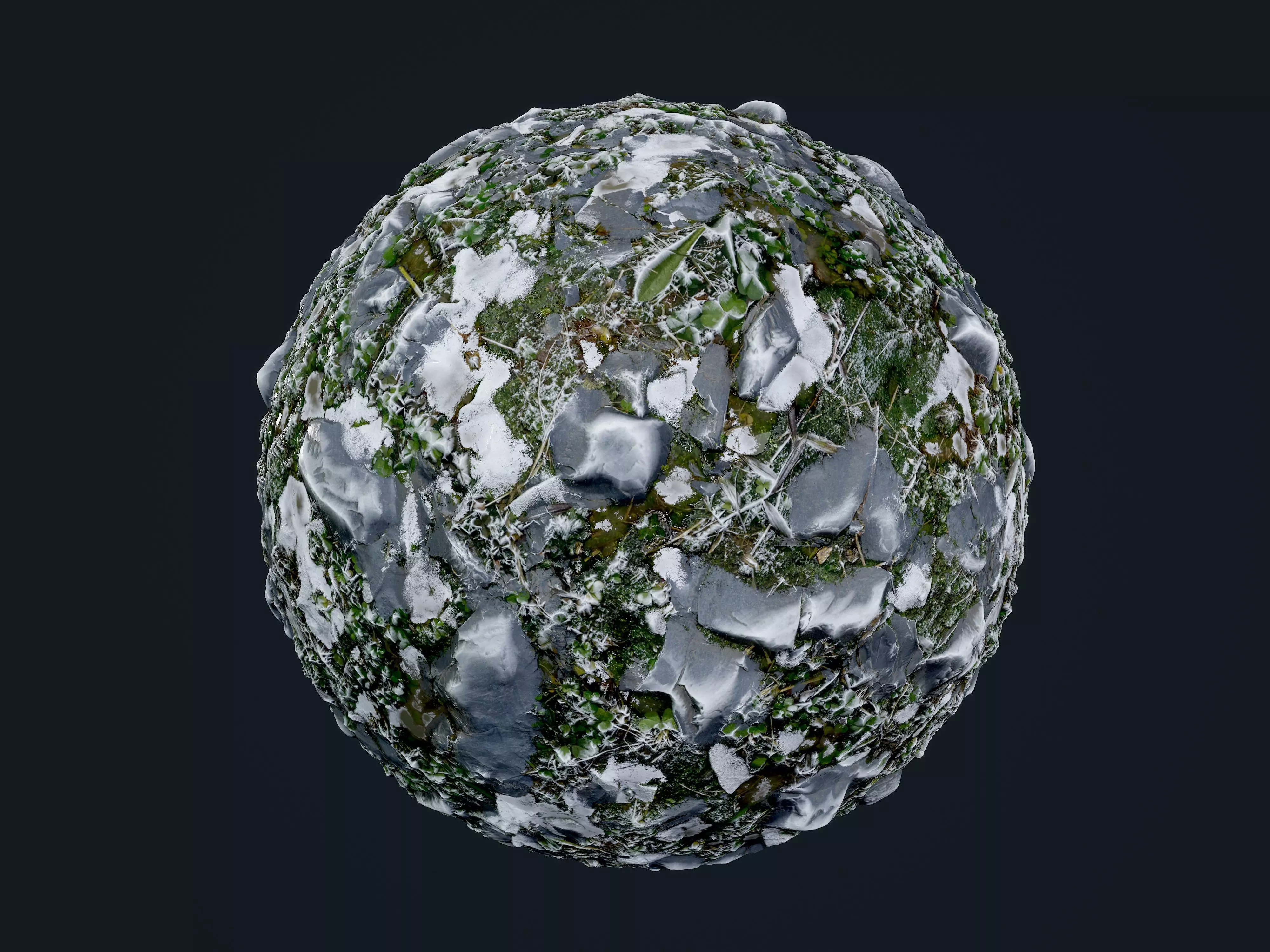 Snow Ice Ground Seamless PBR Texture 05 Texture | CGTrader