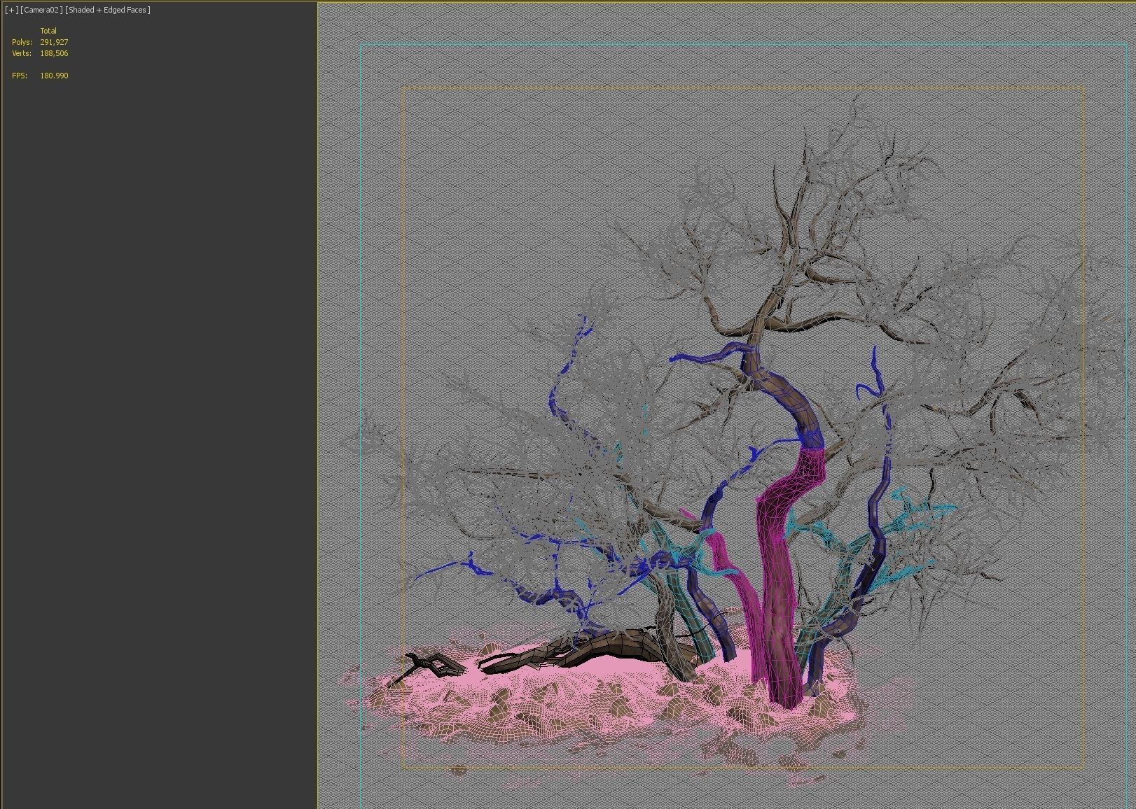 dead tree 3D model_2