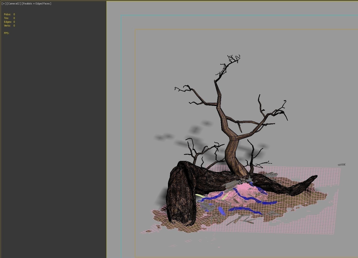 dead tree 3D model_8