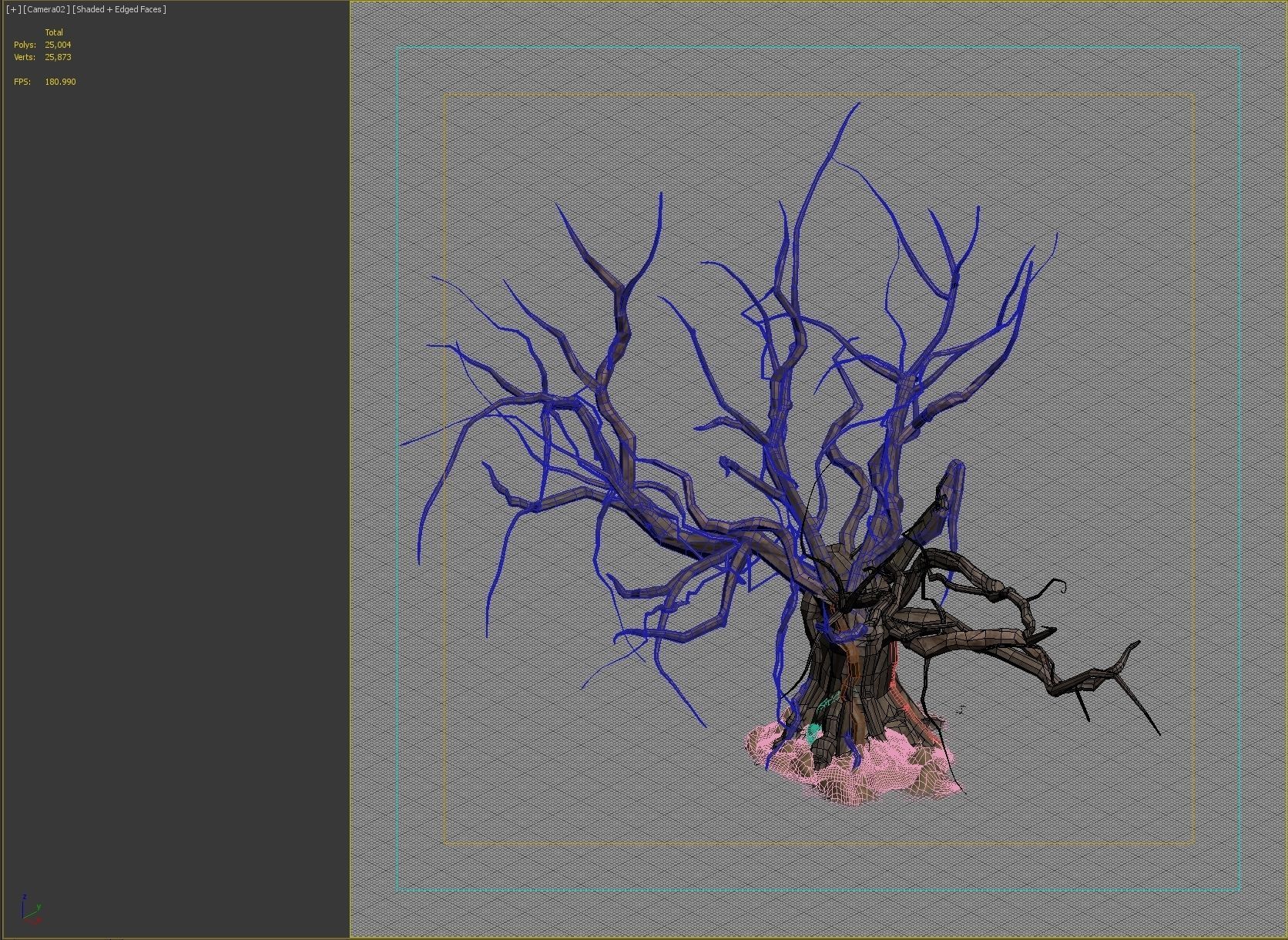 dead tree 3D model_1