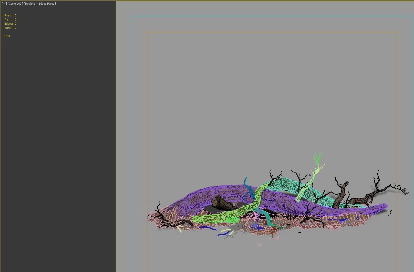 dead tree 3D model_3