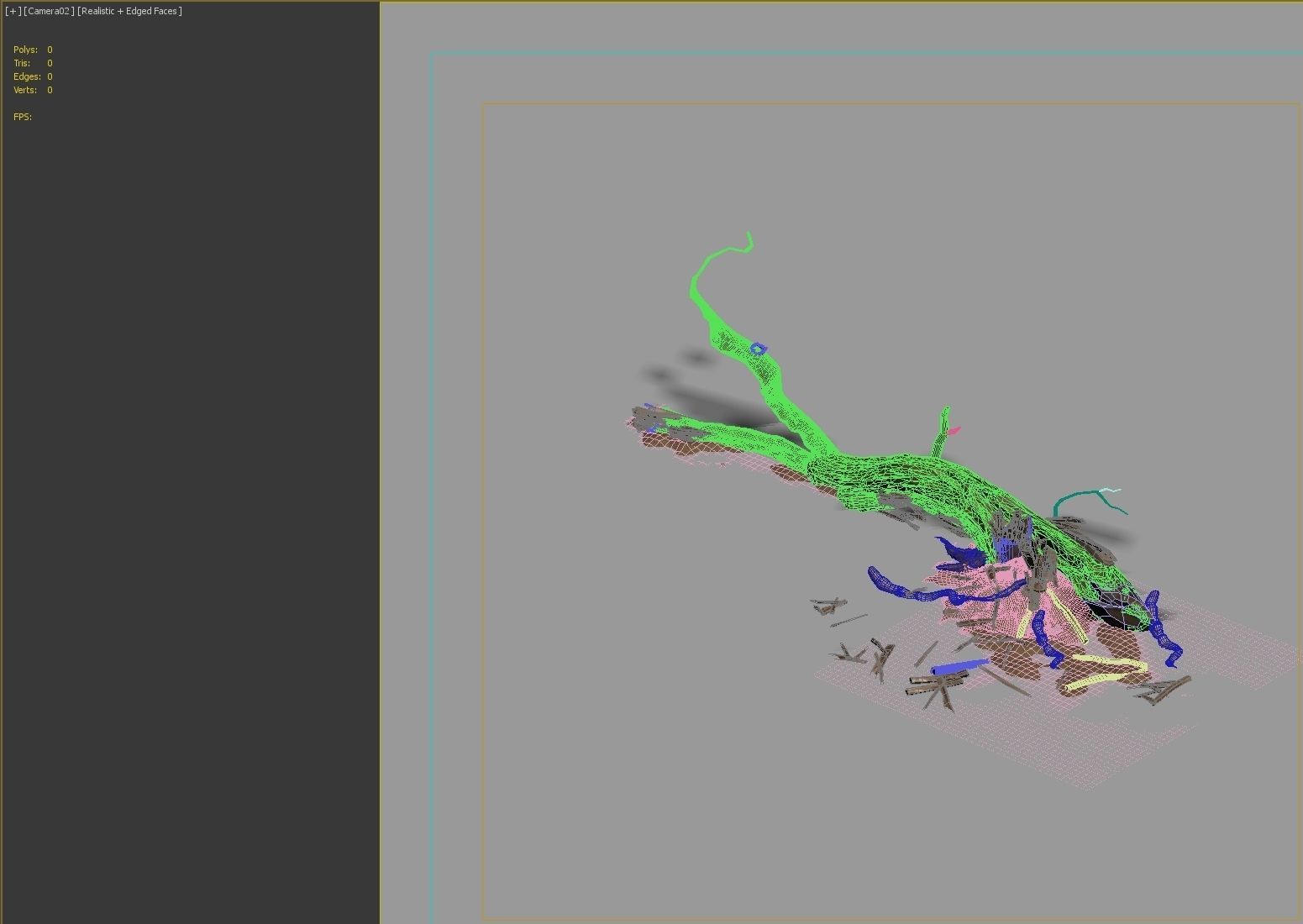 dead tree 3D model_4
